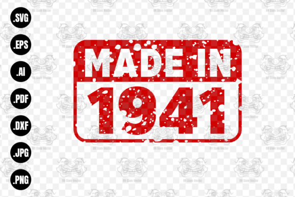 Download Made in 1941 Rubber Texture Stamp&nbsp; - 1941 Collection